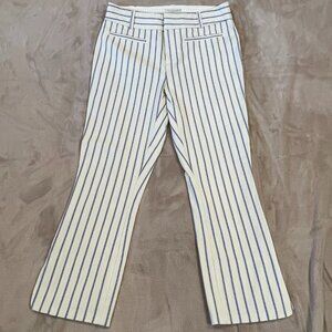 Anthropologie Women’s Essential Slim Fit Cropped Striped Pants